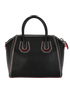 Contrast-Stitched Small Antigona, &pound;495, Handbags, Black/Red, Leather, Back view